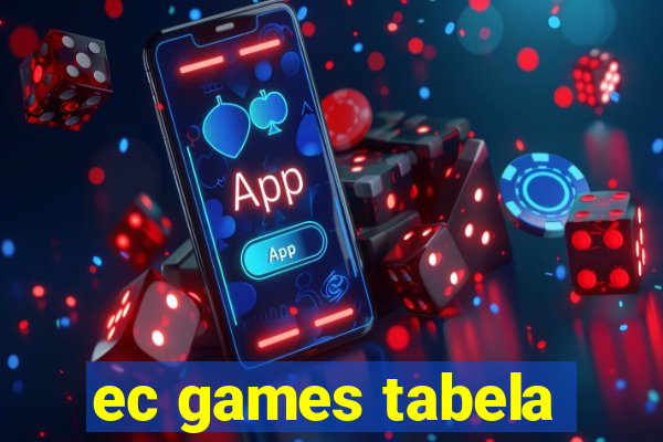 ec games tabela